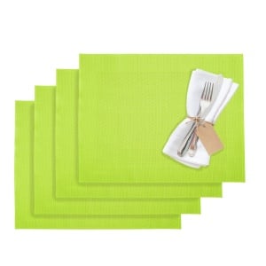Set de 4 suporturi de masa Westmark, 42 x 32 cm, culoare limeverde, material sintetic