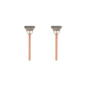 Set de accesorii Dremel 531 cu 2 perii din otel inoxidabil, diametru 13mm
