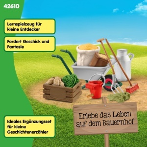 Set de accesorii pentru ferma Schleich Farm World 42610, 11 piese, pentru copii de la 3 ani - Img 4