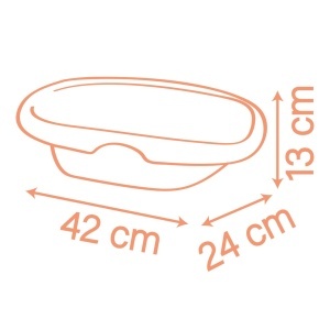 Set de baie pentru papusi Smoby Baby Nurse, 8 accesorii, din plastic reciclat - Img 6