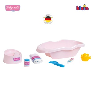Set de baie pentru papusi Theo Klein 1647 Pentru papusi de max. 35 cm Accesorii incluse - Img 4