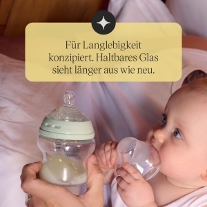 Set de biberon din sticla Tommee Tippee Natural Start, 150ml si 250ml, anti-colici - Img 8
