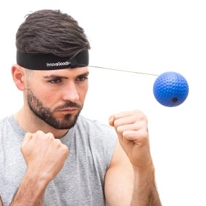 Set de Bile de Antrenament si Reflex InnovaGoods Balxing, Multicolor, Ideal pentru Sport - Img 9