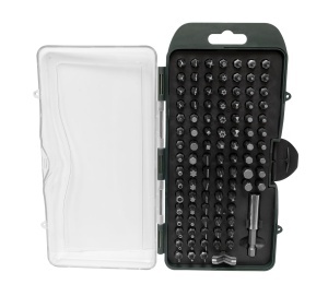 Set de biti Bruder Mannesmann M29892 100 piese crom-vanadiu cu caseta robusta