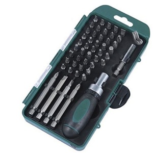 Set de biti Bruder Mannesmann M29893 49 piese otel crom-vanadiu maner ergonomic