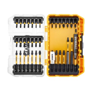 Set de biti DeWalt Flextorq, 37 piese, precizie imbunatatita, TOUGHCASE