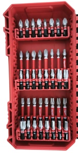 Set de biti Milwaukee SHOCKWAVE 75 piese, rezistent la impact, pentru surubelnite - Img 3