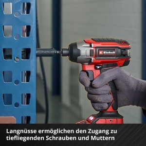 Set de Bituri si Stecknuss Einhell M-CASE 39 piese, S2 Stahl, 50BV30 Stahl - Img 5