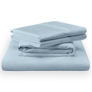 Set de cearceafuri din bumbac Tempur, Sleepy Blue, King Size