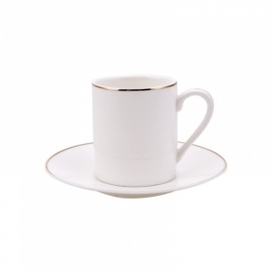 Set de cesti de cafea Karaca Elda pentru 6 persoane, 12 piese, portelan - Img 3