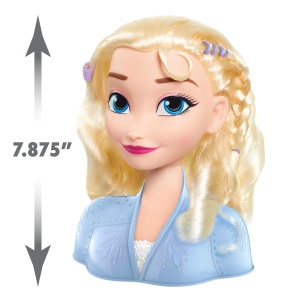 Set de coafare Elsa Frozen 2 Deluxe 20cm cu 14 accesorii pentru fete de la 3 ani - Img 3