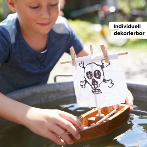 Set de Constructie Barcuta din Cortx HABA Terra Kids, Usor si Rezistent, 6 Ani - Img 2