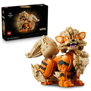 Set de Constructie LEGO Arkani - Figurina Pokemon cu Piese Mobile, Decoratiune pentru Birou sau Camera - Img 1