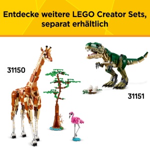 Set de Constructie LEGO Creator 3in1 Gruner Drache 31161 - 715 Piese, 3 Modele, pentru Copii 9 - Img 7