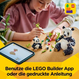 Set de Constructie LEGO Creator 3in1 Pandafamilie 31165 - 626 piese, pentru copii 8 - Img 6