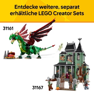 Set de Constructie LEGO Creator Ritterburg 3-in-1, 1371 piese, 6 figurine - Img 8