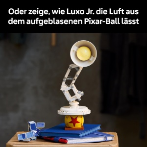Set de Constructie LEGO Ideas Disney Pixar Luxo Jr. 21357, 613 piese, decorativ - Img 7