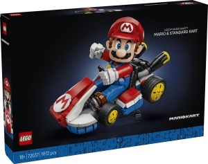 Set de Constructie LEGO Mario Kart Mario si Standard-Kart 72037, 1972 piese - Img 7