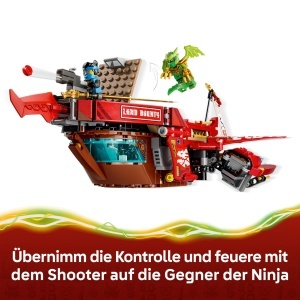 Set de Constructie LEGO NINJAGO Wustensegler 3-in-1 cu 6 Minifigurine, 1214 Piese - Img 4