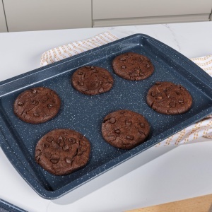Set de copt Russell Hobbs Nightfall Stone 2 piese antiaderent otel carbon 38 cm - Img 3