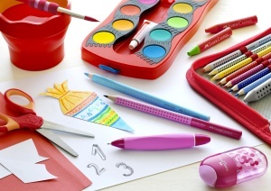Set de creioane colorate Faber-Castell, 17 piese, Jumbo, cu ascutitor - Img 7