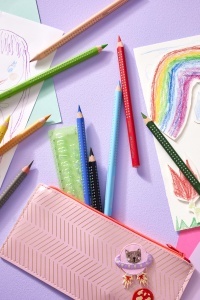 Set de Creioane Colorate Jumbo Faber-Castell Grip, 8 culori, Ergonomice - Img 3