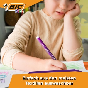 Set de Creioane cu Cerneala BIC Kids Kid Couleur, 24 Culori, Inclusiv Neon - Img 3