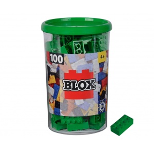Set de Cuburi Blox Simba 104114542, 100 piese, pentru copii de la 3 ani, in cutie