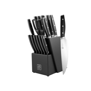 Set de cutite MasterChef 15 piese, otel inoxidabil, super ascutite