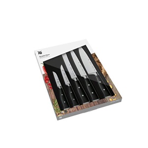 Set de cutite WMF Grand Class 5 bucati, fabricat in Germania, 5 cutite forjate, cutit de bucatarie, taietura de performanta, otel special cu lama - Img 15