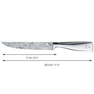 Set de cutite WMF Grand Gourmet 3 piese otel Damasc 120 straturi performanta superioara maner ergonomic - Img 6