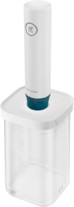 Set de depozitare vacuum ZWILLING Fresh Save Cube La Mer 5 piese transparent design modular - Img 5
