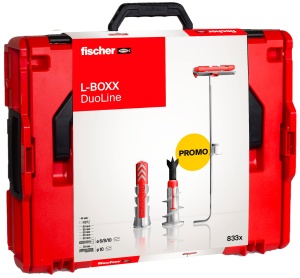 Set de dibluri fischer L-Boxx 102 DuoLine, 833 piese, 6-10 mm diametru - Img 2