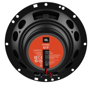 Set de difuzoare auto JBL Stage1 61F cu 2 cai de la Harman Kardon - Cutii auto de 200 W 40 Watt RMS - 2 bucati Carina HiFi JBL Box mare 16,5 cm | 165 mm | 6.5 inci, Negru - Img 4