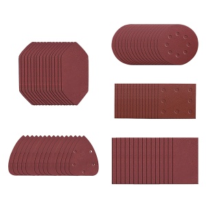 Set de foi de slefuire WORX WA2028 pentru slefuitor WX820, 75 bucati, sistem de prindere tip velcro - Img 2