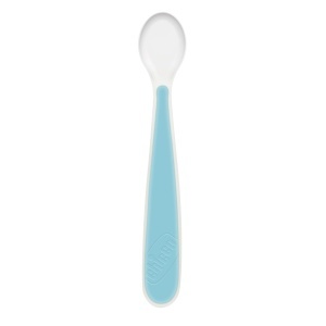 Set de hranire pentru bebelusi Chicco, 3 piese, silicon, albastru, BPA free - Img 5