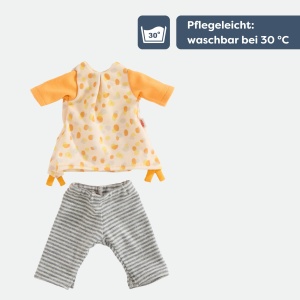 Set de imbracaminte HABA Summer Feeling 2 piese pentru papusi de 30 cm, lavabil - Img 4