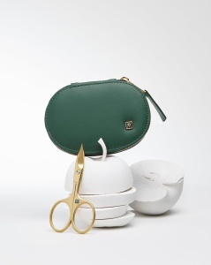 Set de ingrijire a unghiilor ZWILLING cu 3 piese, etui din piele ecologica verde - Img 2