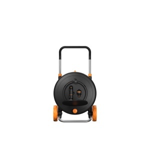 Set de irigare Fiskars Waterwheel L, 30m furtun, cu roti, negruorange - Img 5