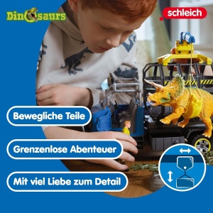Set de Joaca Dinozauri Schleich - Misiune Camion Dinozaur, 43 Piese - Img 4
