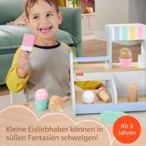 Set de joaca Fisher-Price Eisdiele din lemn, 18 piese, pentru copii de la 3 ani - Img 2