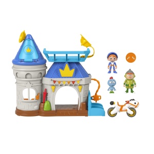 Set de Joaca Fisher-Price Gus - Castel cu 3 Figurine si Vehicul pentru Copii de la 3 Ani