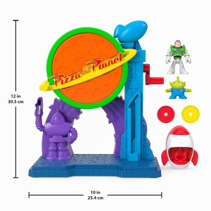 Set de joaca Fisher-Price Imaginext Toy Story Pizza Planet cu Buzz Lightyear si alieni - Img 6