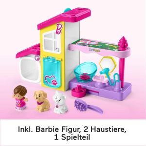 Set de joaca Fisher-Price Little People Barbie HJW76 cu statie pentru animale si sunete interactive - Img 7