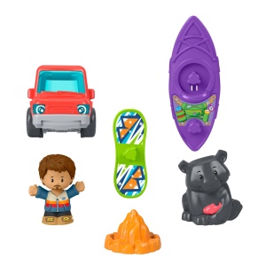Set de Joaca Fisher-Price Little People cu Peisaj Montan, 46 cm, 6 Figurine - Img 5