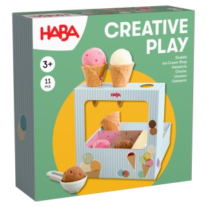 Set de Joaca HABA Eisdiele cu Eiskugeln Magnetice pentru Copii de la 3 Ani