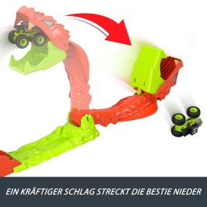 Set de Joaca Hot Wheels Monster Trucks Snake Slam Takedown cu Bone Shaker 164 - Img 5