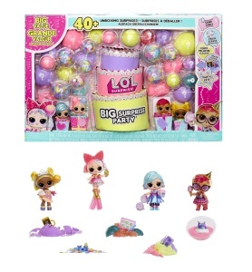 Set de Joaca L.O.L. Surprise Big Surprise Party cu 4 Papusi si 40 de Surprize