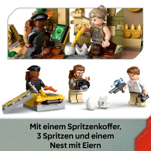 Set de Joaca LEGO Jurassic World Spinosaurier si Quetzalcoatlus cu 4 Minifiguri, 984 Piese - Img 4
