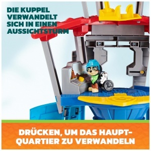 Set de Joaca PAW Patrol - HQ Dino Rettungs cu Figurina Rex si Vehicul - Img 3